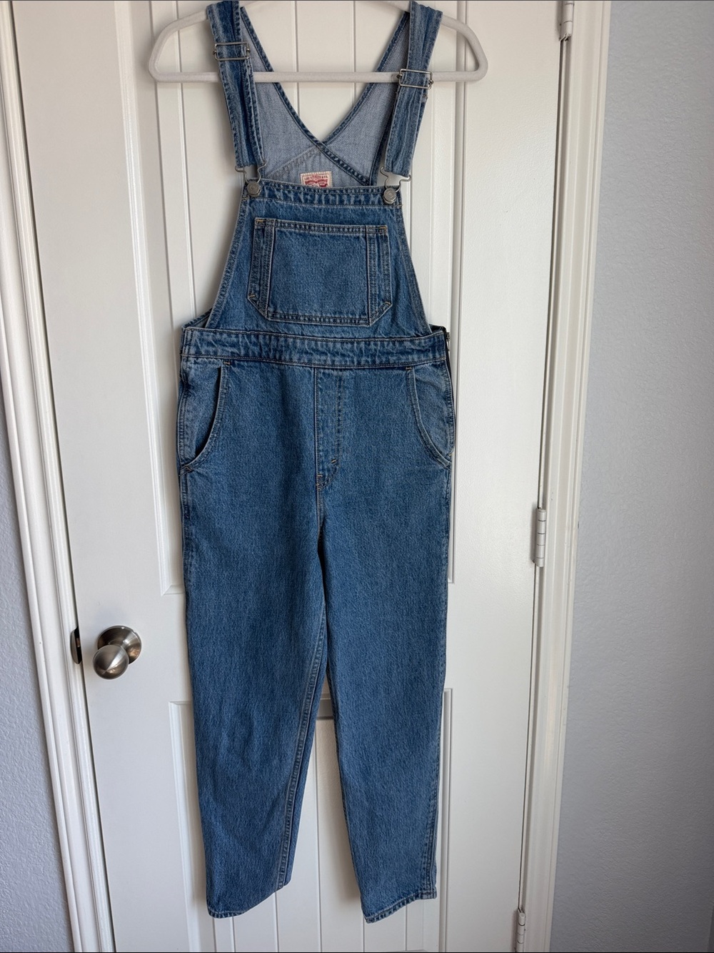 Women's Blue Denim Overalls - Classic Workwear Style